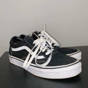 Old Skool Black Vans WMNS US SIZE 9